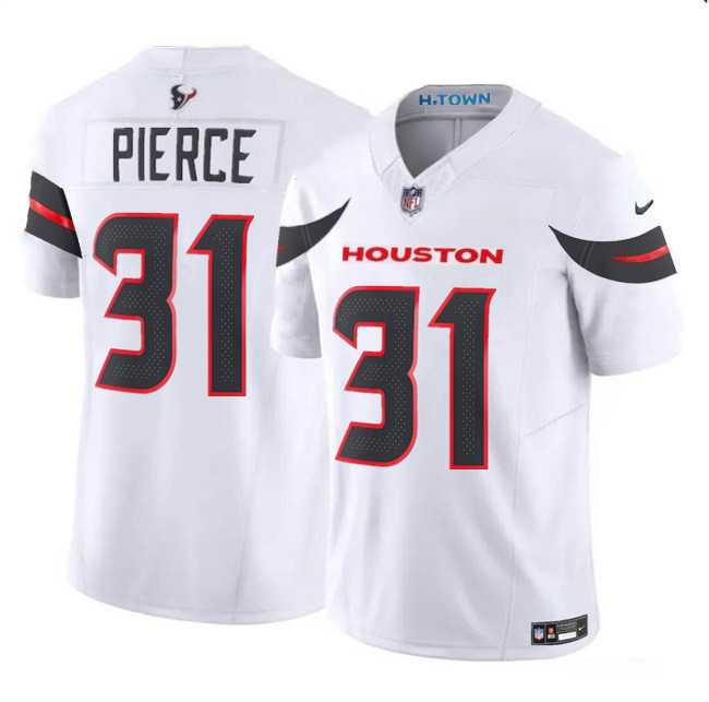 Men & Women & Youth Houston Texans #31 Dameon Pierce White 2024 Vapor F.U.S.E. Limited Stitched Jersey->houston texans->NFL Jersey